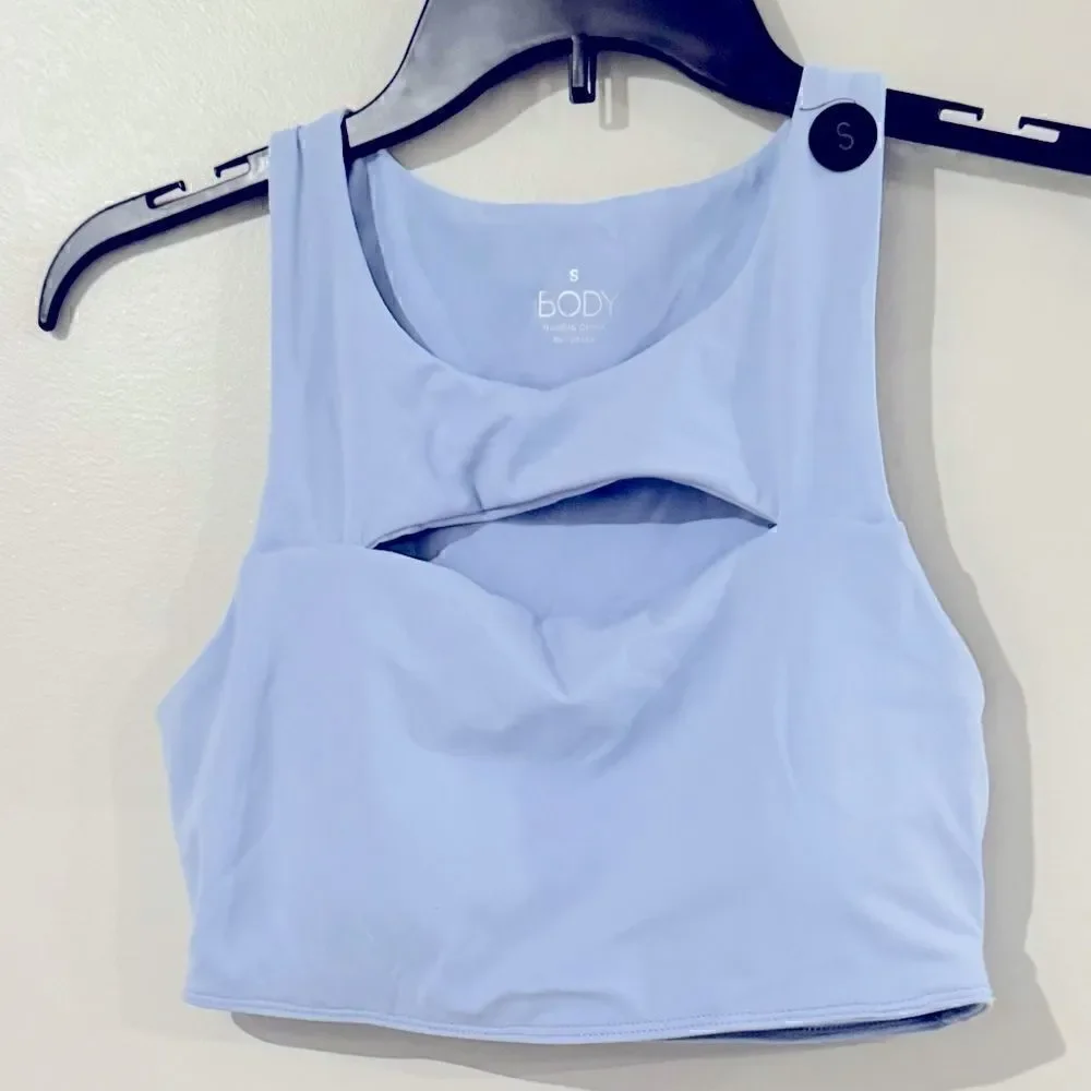 COTTON ON Women's Smoothing Cut Out Vestlette Top Blue iced sky